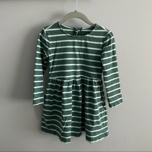 Green/Blue striped playdress